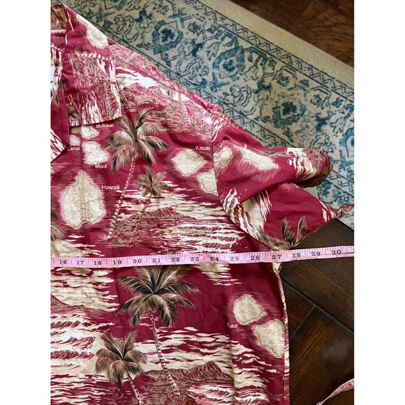 Favant  Hawaiian Short Sleeve Shirt Button Down Tropical Palm Trees Island XXL - Picture 6 of 7